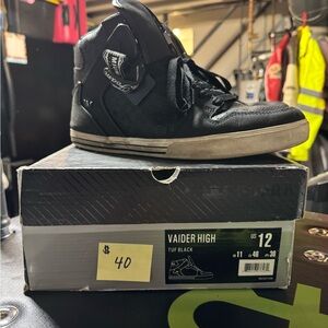 Supra Black Sneakers High Top
